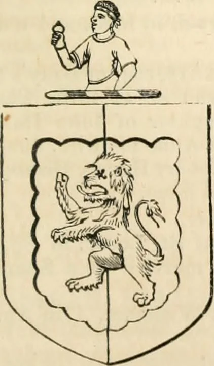 An illustration from A genealogical and heraldic history of the commoners of Great Britain and Ireland, enjoying territorial possessions or high official rank; but univested with heritable honours, 1838, leaf 578