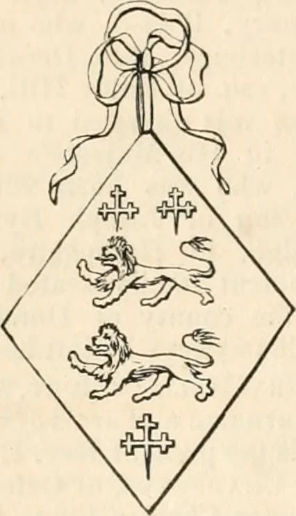 An illustration from A genealogical and heraldic history of the commoners of Great Britain and Ireland, enjoying territorial possessions or high official rank; but univested with heritable honours, 1838, leaf 581