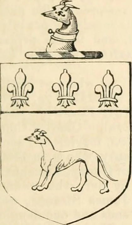 An illustration from A genealogical and heraldic history of the commoners of Great Britain and Ireland, enjoying territorial possessions or high official rank; but univested with heritable honours, 1838, leaf 582