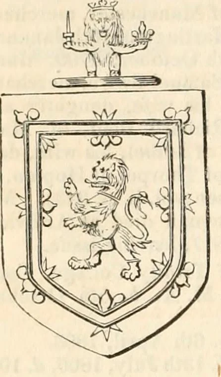 An illustration from A genealogical and heraldic history of the commoners of Great Britain and Ireland, enjoying territorial possessions or high official rank; but univested with heritable honours, 1838, leaf 623