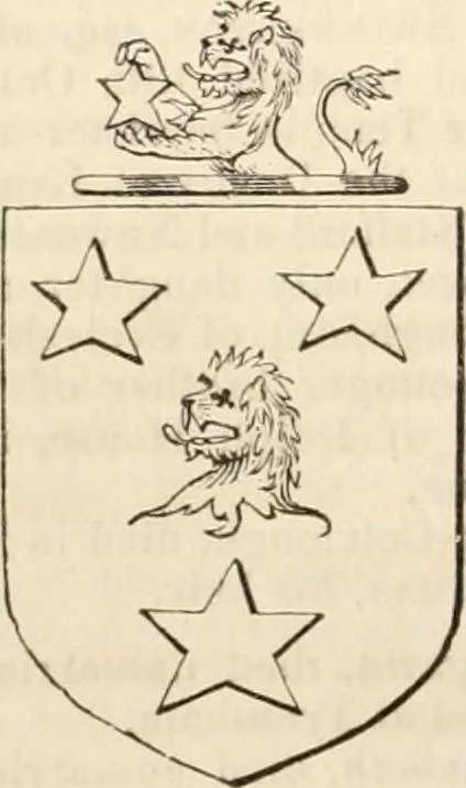 An illustration from A genealogical and heraldic history of the commoners of Great Britain and Ireland, enjoying territorial possessions or high official rank; but univested with heritable honours, 1838, leaf 627