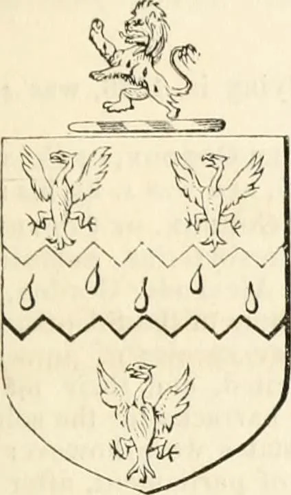 An illustration from A genealogical and heraldic history of the commoners of Great Britain and Ireland, enjoying territorial possessions or high official rank; but univested with heritable honours, 1838, leaf 632