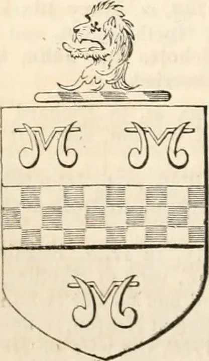 An illustration from A genealogical and heraldic history of the commoners of Great Britain and Ireland, enjoying territorial possessions or high official rank; but univested with heritable honours, 1838, leaf 667