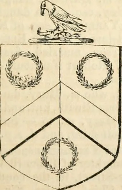 An illustration from A genealogical and heraldic history of the commoners of Great Britain and Ireland, enjoying territorial possessions or high official rank; but univested with heritable honours, 1838, leaf 684