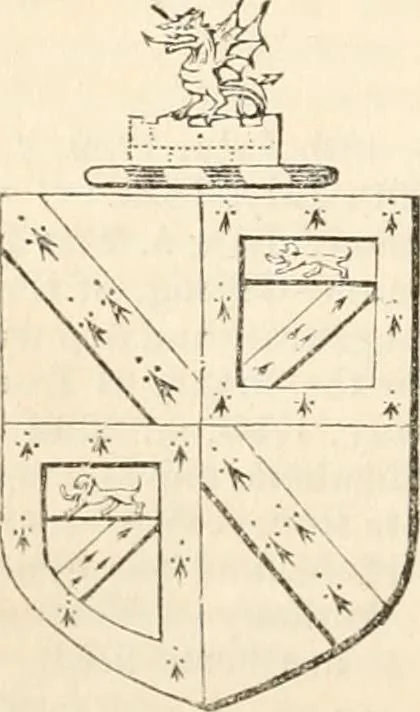 An illustration from A genealogical and heraldic history of the commoners of Great Britain and Ireland, enjoying territorial possessions or high official rank; but univested with heritable honours, 1838, leaf 701