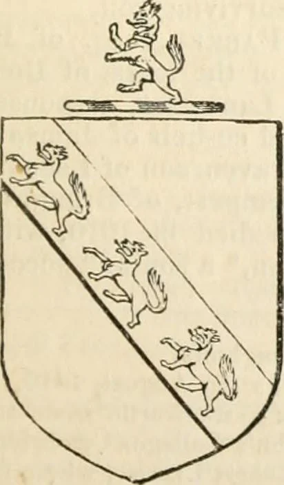 An illustration from A genealogical and heraldic history of the commoners of Great Britain and Ireland, enjoying territorial possessions or high official rank; but univested with heritable honours, 1838, leaf 706