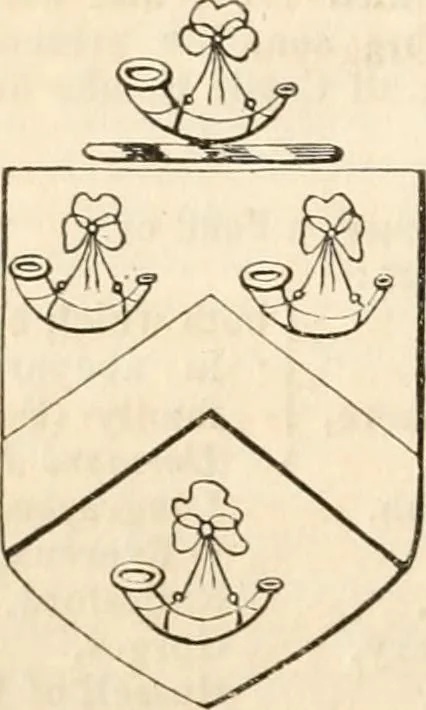 An illustration from A genealogical and heraldic history of the commoners of Great Britain and Ireland, enjoying territorial possessions or high official rank; but univested with heritable honours, 1838, leaf 721