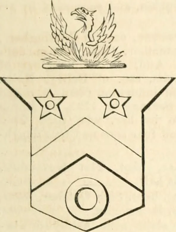 An illustration from A genealogical and heraldic history of the commoners of Great Britain and Ireland, enjoying territorial possessions or high official rank; but univested with heritable honours, 1838, leaf 96
