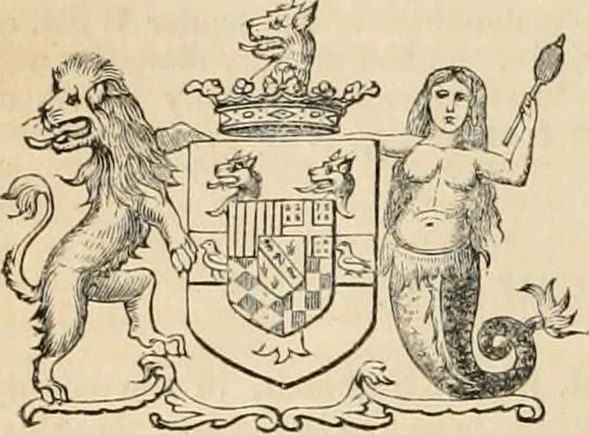 An illustration from A genealogical and heraldic history of the commoners of Great Britain and Ireland, enjoying territorial possessions or high official rank; but univested with heritable honours, 1838, leaf 165