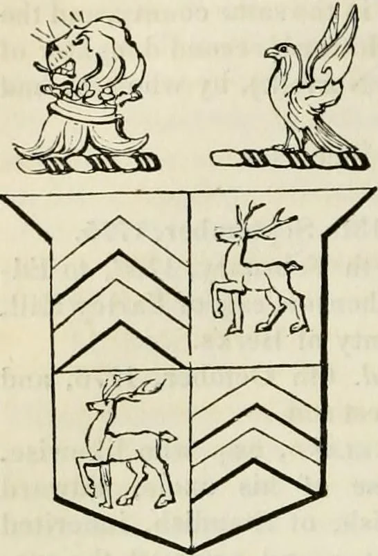 An illustration from A genealogical and heraldic history of the commoners of Great Britain and Ireland, enjoying territorial possessions or high official rank; but univested with heritable honours, 1838, leaf 102
