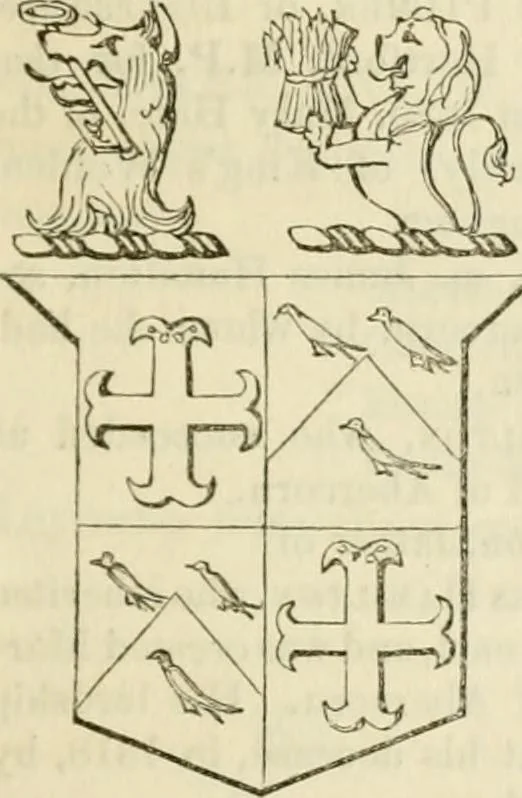 An illustration from A genealogical and heraldic history of the commoners of Great Britain and Ireland, enjoying territorial possessions or high official rank; but univested with heritable honours, 1838, leaf 113