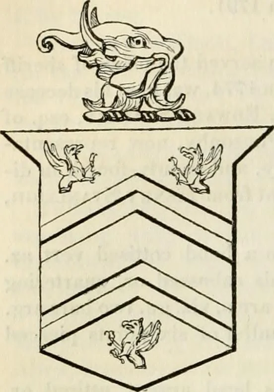 An illustration from A genealogical and heraldic history of the commoners of Great Britain and Ireland, enjoying territorial possessions or high official rank; but univested with heritable honours, 1838, leaf 140