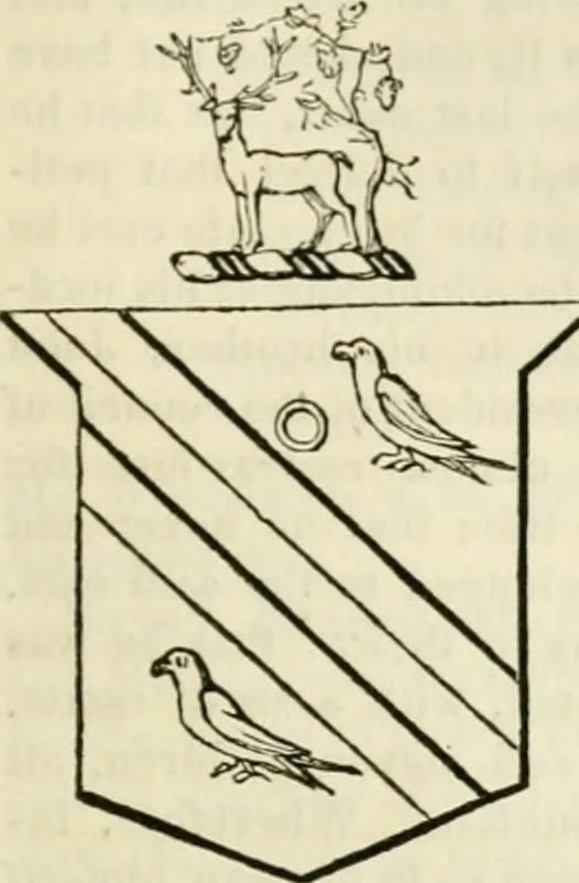 An illustration from A genealogical and heraldic history of the commoners of Great Britain and Ireland, enjoying territorial possessions or high official rank; but univested with heritable honours, 1838, leaf 143