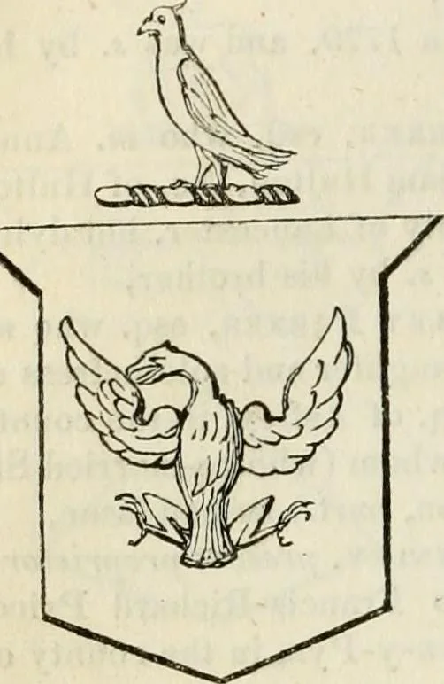 An illustration from A genealogical and heraldic history of the commoners of Great Britain and Ireland, enjoying territorial possessions or high official rank; but univested with heritable honours, 1838, leaf 160