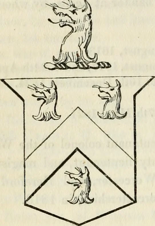 An illustration from A genealogical and heraldic history of the commoners of Great Britain and Ireland, enjoying territorial possessions or high official rank; but univested with heritable honours, 1838, leaf 164