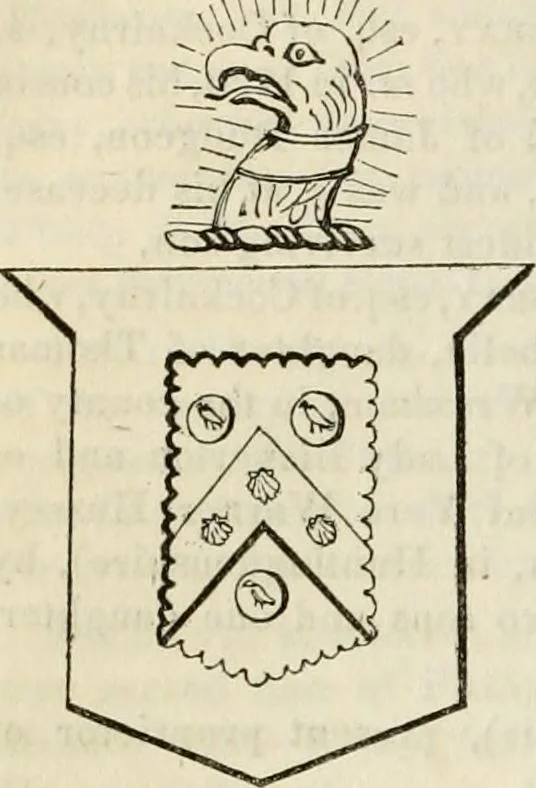 An illustration from A genealogical and heraldic history of the commoners of Great Britain and Ireland, enjoying territorial possessions or high official rank; but univested with heritable honours, 1838, leaf 172
