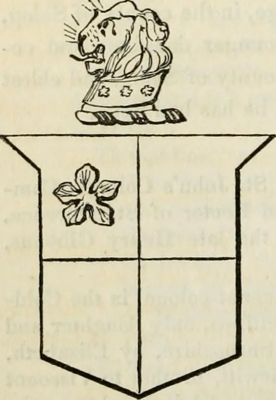 An illustration from A genealogical and heraldic history of the commoners of Great Britain and Ireland, enjoying territorial possessions or high official rank; but univested with heritable honours, 1838, leaf 198