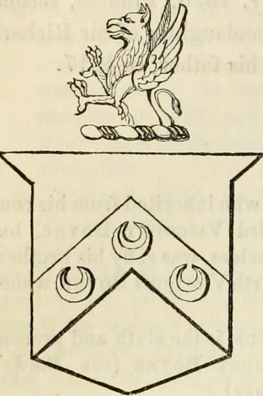 An illustration from A genealogical and heraldic history of the commoners of Great Britain and Ireland, enjoying territorial possessions or high official rank; but univested with heritable honours, 1838, leaf 206