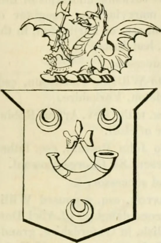 An illustration from A genealogical and heraldic history of the commoners of Great Britain and Ireland, enjoying territorial possessions or high official rank; but univested with heritable honours, 1838, leaf 227