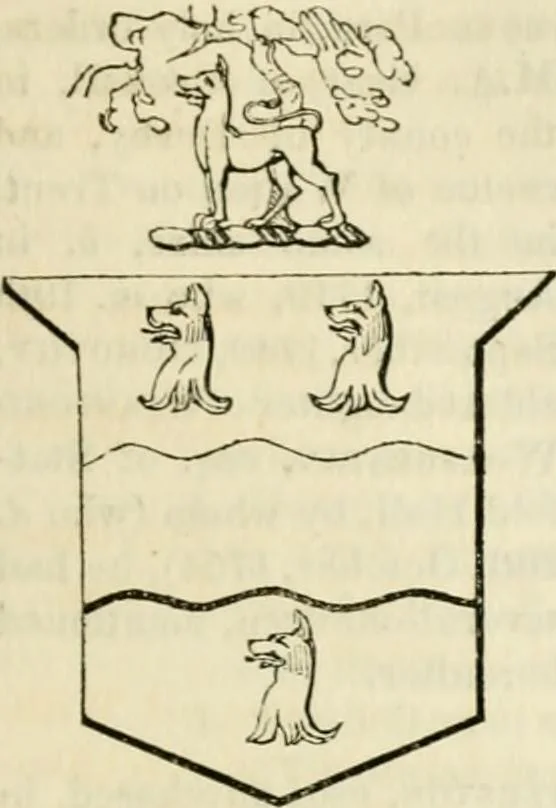 An illustration from A genealogical and heraldic history of the commoners of Great Britain and Ireland, enjoying territorial possessions or high official rank; but univested with heritable honours, 1838, leaf 229