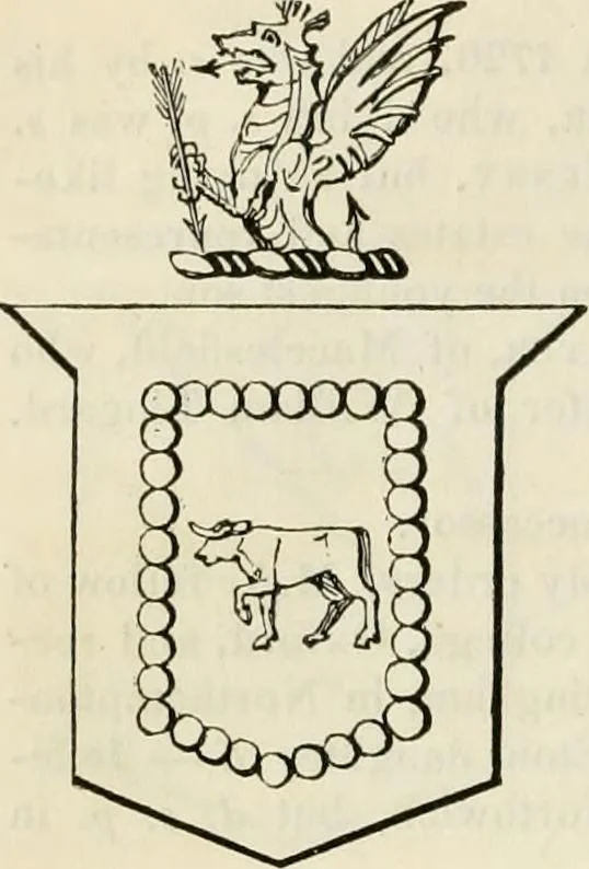 An illustration from A genealogical and heraldic history of the commoners of Great Britain and Ireland, enjoying territorial possessions or high official rank; but univested with heritable honours, 1838, leaf 234