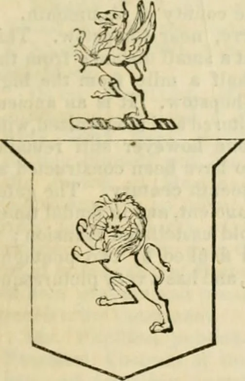 An illustration from A genealogical and heraldic history of the commoners of Great Britain and Ireland, enjoying territorial possessions or high official rank; but univested with heritable honours, 1838, leaf 263