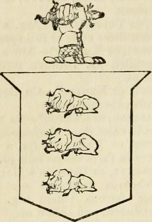 An illustration from A genealogical and heraldic history of the commoners of Great Britain and Ireland, enjoying territorial possessions or high official rank; but univested with heritable honours, 1838, leaf 286