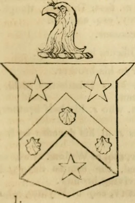 An illustration from A genealogical and heraldic history of the commoners of Great Britain and Ireland, enjoying territorial possessions or high official rank; but univested with heritable honours, 1838, leaf 299