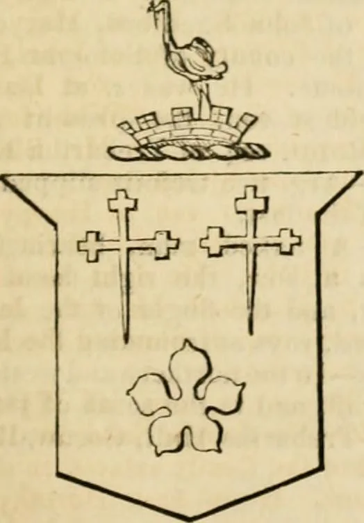 An illustration from A genealogical and heraldic history of the commoners of Great Britain and Ireland, enjoying territorial possessions or high official rank; but univested with heritable honours, 1838, leaf 301