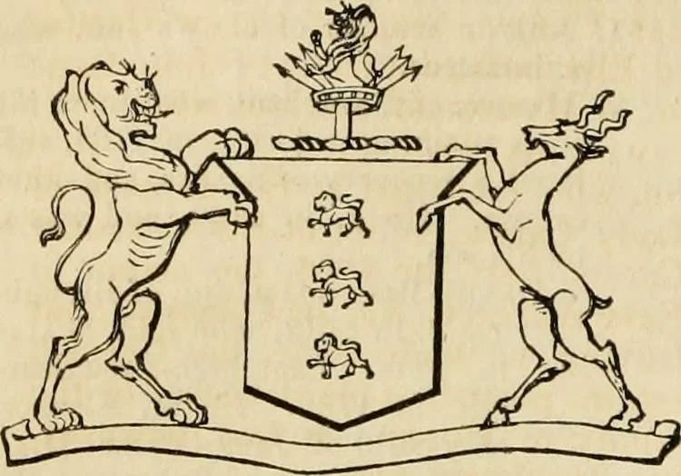 An illustration from A genealogical and heraldic history of the commoners of Great Britain and Ireland, enjoying territorial possessions or high official rank; but univested with heritable honours, 1838, leaf 308