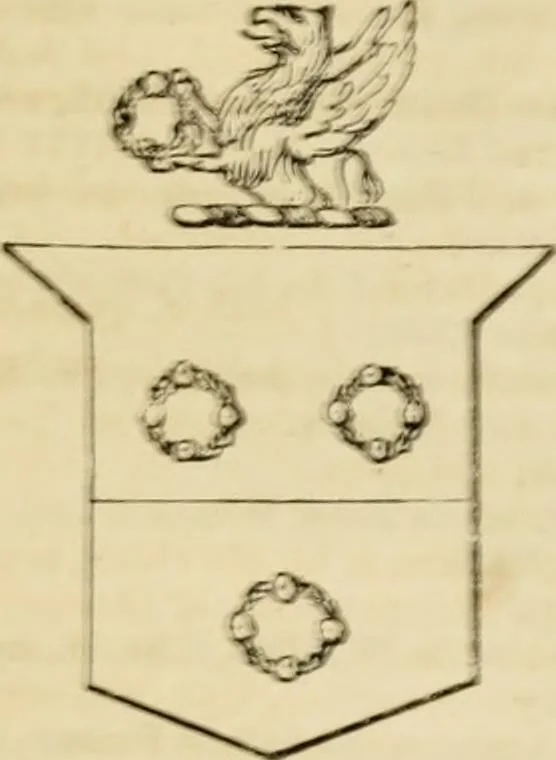 An illustration from A genealogical and heraldic history of the commoners of Great Britain and Ireland, enjoying territorial possessions or high official rank; but univested with heritable honours, 1838, leaf 327