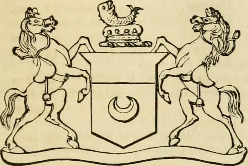 An illustration from A genealogical and heraldic history of the commoners of Great Britain and Ireland, enjoying territorial possessions or high official rank; but univested with heritable honours, 1838, leaf 329