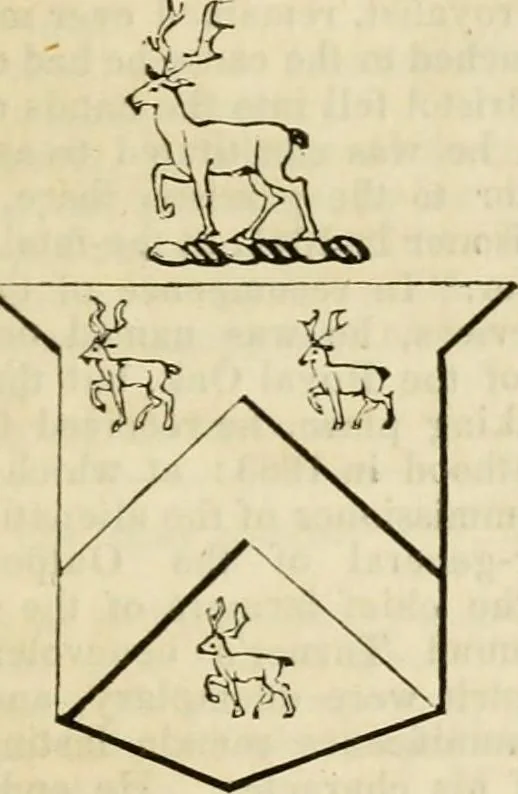 An illustration from A genealogical and heraldic history of the commoners of Great Britain and Ireland, enjoying territorial possessions or high official rank; but univested with heritable honours, 1838, leaf 341