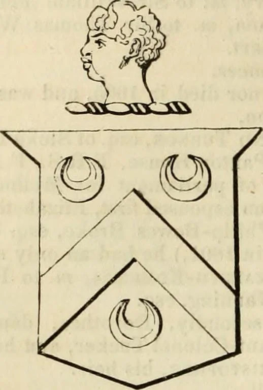 An illustration from A genealogical and heraldic history of the commoners of Great Britain and Ireland, enjoying territorial possessions or high official rank; but univested with heritable honours, 1838, leaf 344