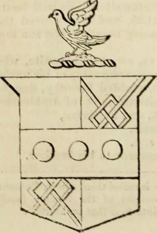 An illustration from A genealogical and heraldic history of the commoners of Great Britain and Ireland, enjoying territorial possessions or high official rank; but univested with heritable honours, 1838, leaf 350