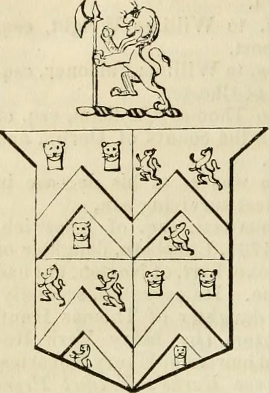 An illustration from A genealogical and heraldic history of the commoners of Great Britain and Ireland, enjoying territorial possessions or high official rank; but univested with heritable honours, 1838, leaf 358