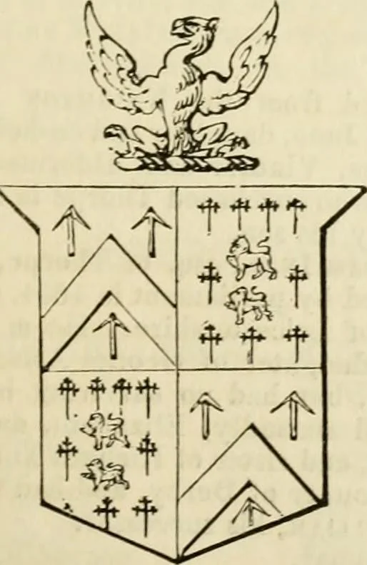 An illustration from A genealogical and heraldic history of the commoners of Great Britain and Ireland, enjoying territorial possessions or high official rank; but univested with heritable honours, 1838, leaf 361