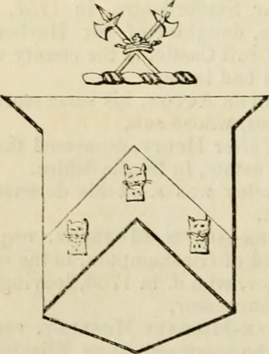 An illustration from A genealogical and heraldic history of the commoners of Great Britain and Ireland, enjoying territorial possessions or high official rank; but univested with heritable honours, 1838, leaf 362