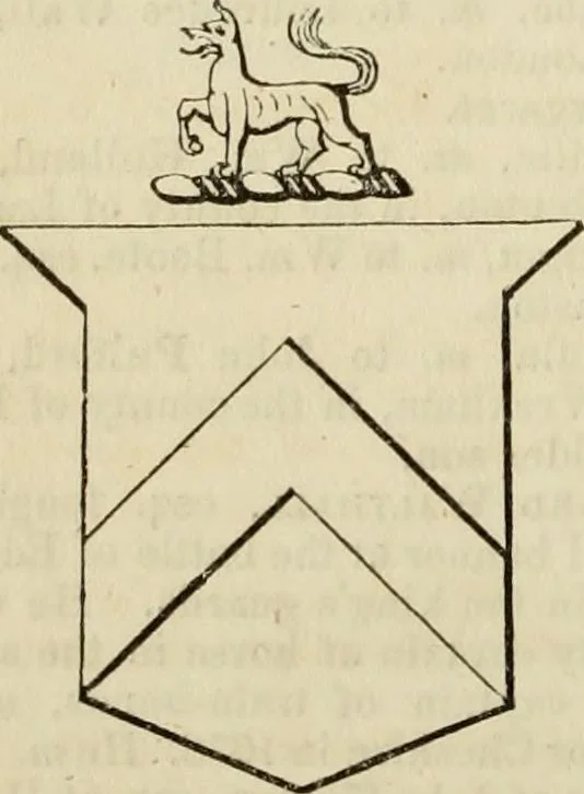 An illustration from A genealogical and heraldic history of the commoners of Great Britain and Ireland, enjoying territorial possessions or high official rank; but univested with heritable honours, 1838, leaf 408