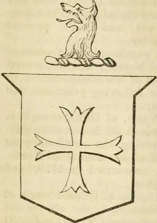 An illustration from A genealogical and heraldic history of the commoners of Great Britain and Ireland, enjoying territorial possessions or high official rank; but univested with heritable honours, 1838, leaf 419