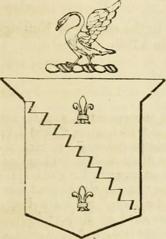 An illustration from A genealogical and heraldic history of the commoners of Great Britain and Ireland, enjoying territorial possessions or high official rank; but univested with heritable honours, 1838, leaf 445