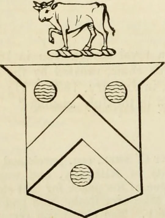An illustration from A genealogical and heraldic history of the commoners of Great Britain and Ireland, enjoying territorial possessions or high official rank; but univested with heritable honours, 1838, leaf 446