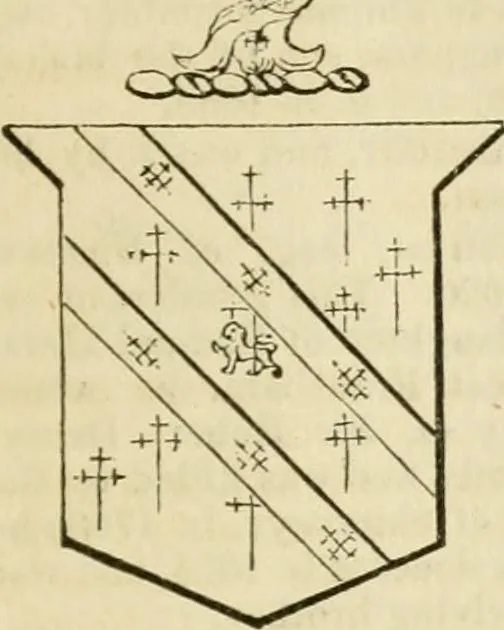 An illustration from A genealogical and heraldic history of the commoners of Great Britain and Ireland, enjoying territorial possessions or high official rank; but univested with heritable honours, 1838, leaf 457