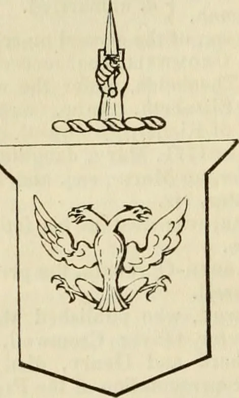 An illustration from A genealogical and heraldic history of the commoners of Great Britain and Ireland, enjoying territorial possessions or high official rank; but univested with heritable honours, 1838, leaf 474
