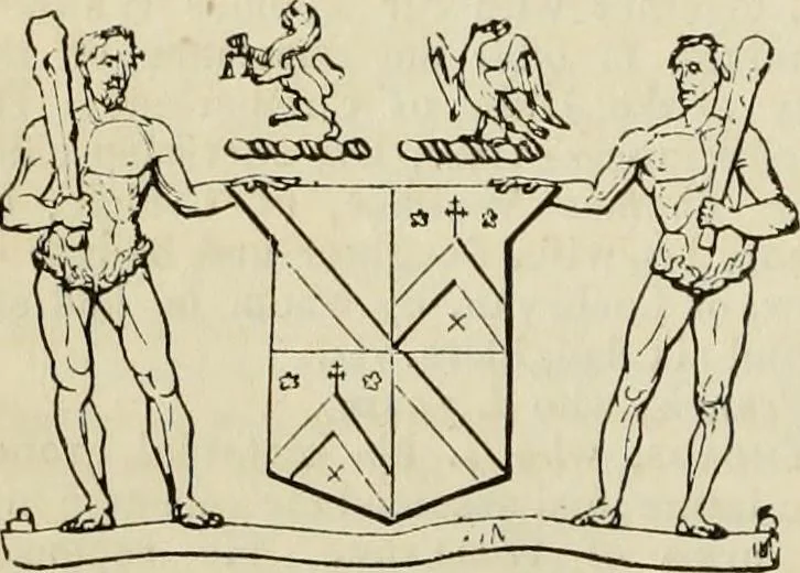 An illustration from A genealogical and heraldic history of the commoners of Great Britain and Ireland, enjoying territorial possessions or high official rank; but univested with heritable honours, 1838, leaf 476