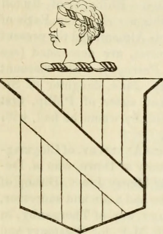 An illustration from A genealogical and heraldic history of the commoners of Great Britain and Ireland, enjoying territorial possessions or high official rank; but univested with heritable honours, 1838, leaf 49