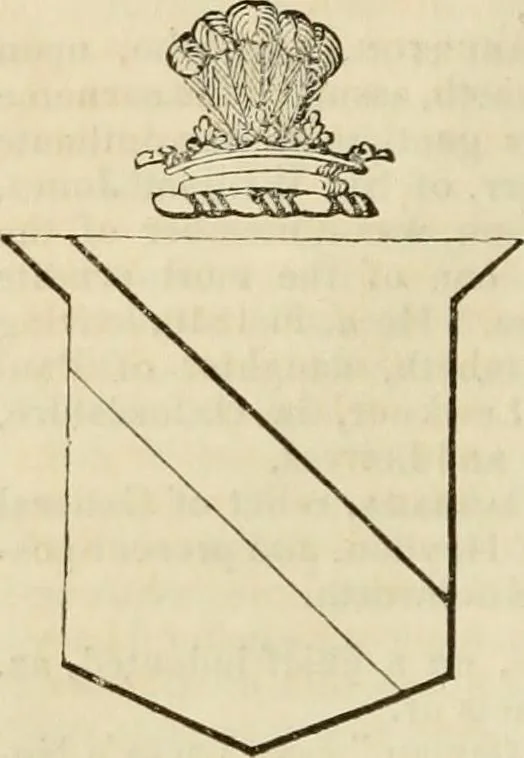 An illustration from A genealogical and heraldic history of the commoners of Great Britain and Ireland, enjoying territorial possessions or high official rank; but univested with heritable honours, 1838, leaf 490