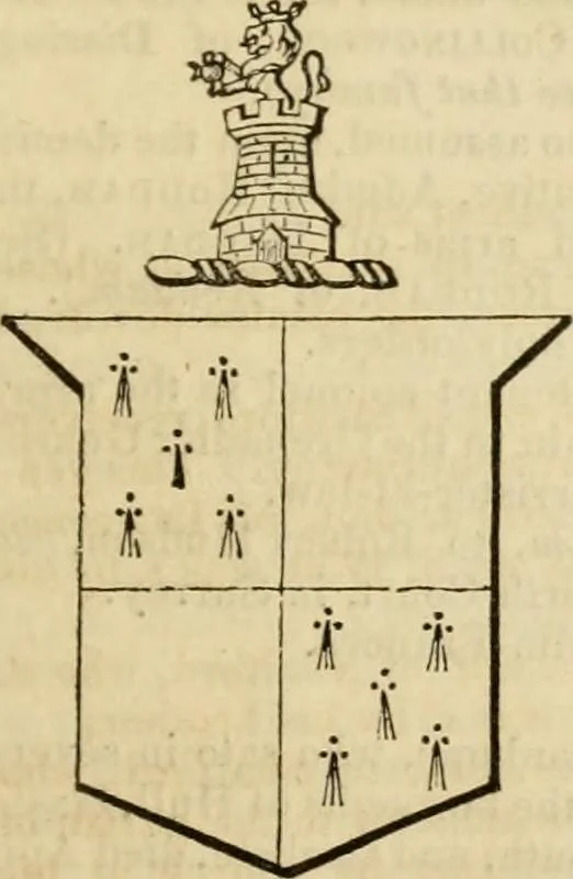 An illustration from A genealogical and heraldic history of the commoners of Great Britain and Ireland, enjoying territorial possessions or high official rank; but univested with heritable honours, 1838, leaf 507