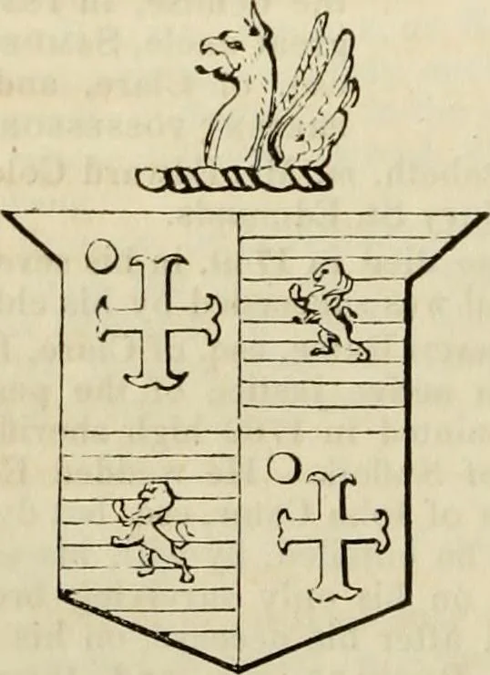 An illustration from A genealogical and heraldic history of the commoners of Great Britain and Ireland, enjoying territorial possessions or high official rank; but univested with heritable honours, 1838, leaf 528