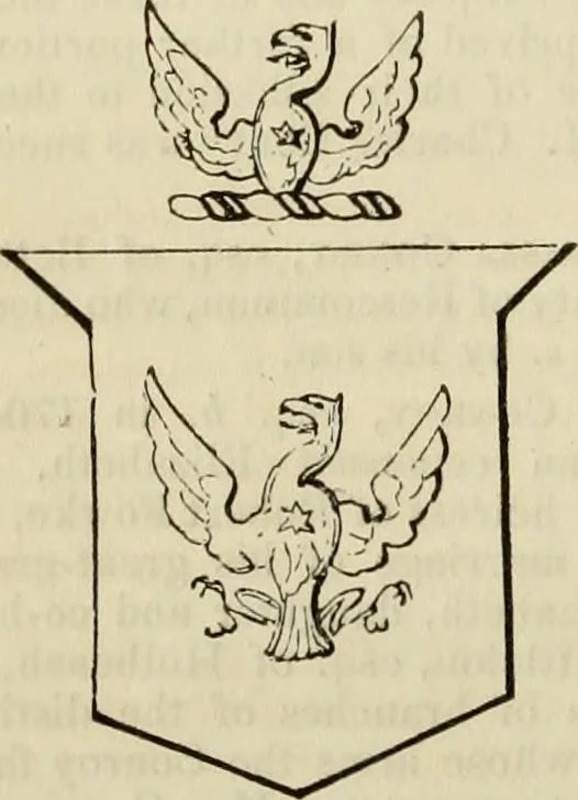 An illustration from A genealogical and heraldic history of the commoners of Great Britain and Ireland, enjoying territorial possessions or high official rank; but univested with heritable honours, 1838, leaf 532